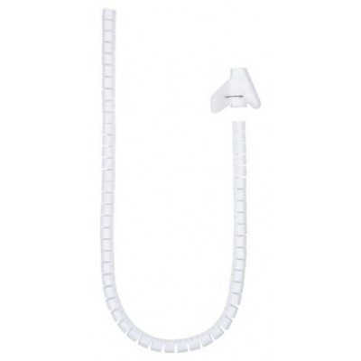 ORGANIZADOR DE CABLES FLEXIBLE 25MM 3M BLANCO NANOCABLE (Espera 4 dias)