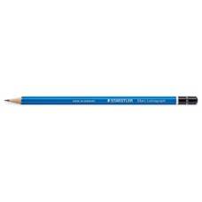 LAPIZ GRAFITO MARS LUMOGRAPH 100, GRAD. B STAEDTLER 100-B (MIN12) (Espera 4 dias)