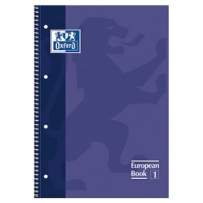 Oxford Europeanbook 1 cuaderno y block A4 80 hojas Púrpura (MIN5) (Espera 4 dias)