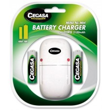 CEGASA CARGADOR MINI COMPACTO 2HR6 2100 mAh