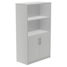 ARMARIO MEDIO CON PUERTAS BAJAS 156X90X45 ESTRUCTURA ALUMINIO/PUERTAS GRIS ROCADA 1057AB02 (Espera 4 dias)