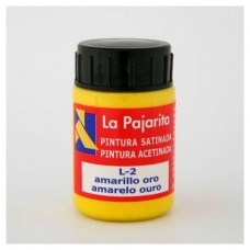 PAJARITA SATINADA L-02 AMARILLO ORO. 75ML LA PAJARITA 110416 (Espera 4 dias)