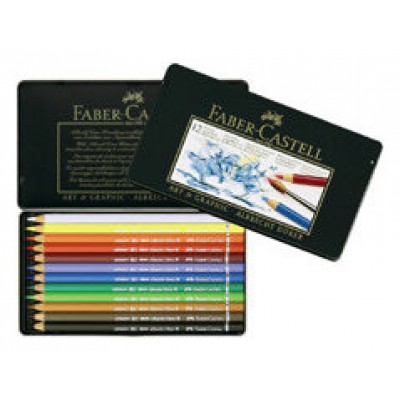 ESTUCHE 12 LÁPICES ESCOLARES ACUARELABLES HT-120212 FABER CASTELL 114413 (Espera 4 dias)