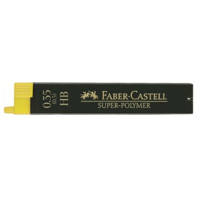 ESTUCHE 12 MINAS 0.3MM SUPER POLIMERAS HB FABER CASTELL 120300 (MIN12) (Espera 4 dias)