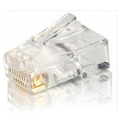 KIT 100 CONECTORES RJ45  EQUIP CATEGORIA 5e  121140