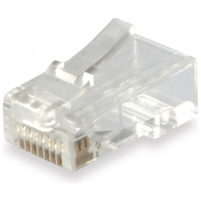 KIT 100 CONECTORES RJ45 EQUIP CATEGORIA 6 121144