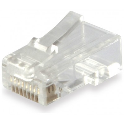 KIT 100 CONECTORES RJ45 EQUIP CATEGORIA 6   121144