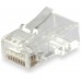 KIT 100 CONECTORES RJ45 EQUIP CATEGORIA 6   121144