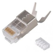 KIT 50 CONECTORES RJ45 EQUIP CATEGORIA 8.1 APANTALLADO KIT 50 CONECTORES RJ45 EQUIP CATEGORIA 8.1 APANTALLADO