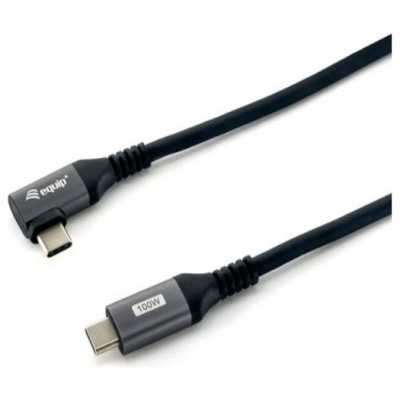CABLE USB-C MACHO - USB-C MACHO ACODADO
