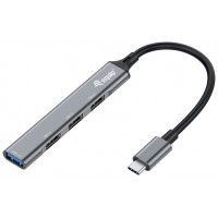 HUB USB-C EQUIP LIFE USB  1 PUERTO USB 3.0 3 PUERTOS