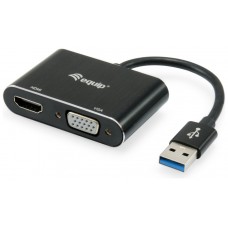 ADAPTADOR USB 3.0 A HDMI / VGA EQUIP 1920 X 1080 60HZ