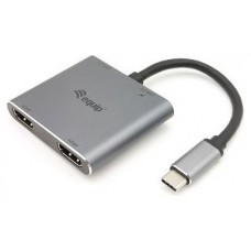 DOCKING USB-C EQUIP 133484 A 2xHDMI 4K 1xUSB-C PD 100W