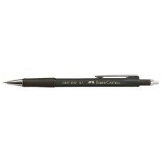 PORTAMINAS GRIP 0.7MM NEGRO FABER CASTELL 134799 (MIN12) (Espera 4 dias)