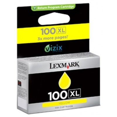 LEXMARK S/305/405/505/605 PRO/205/705/805/905 Cartucho de tinta Amarillo Retornable nº100XL