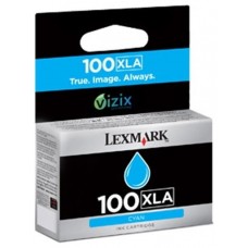 LEXMARK CARTUCHO INYECCION TINTA CIAN Nº100 XLA VIZIX