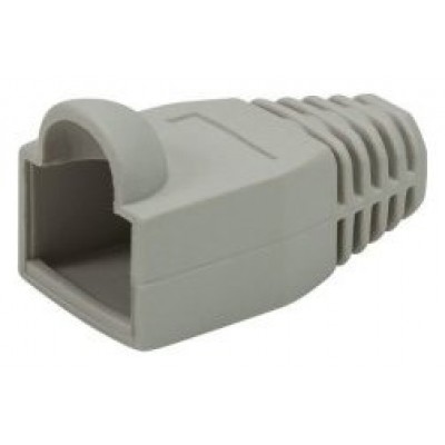 KIT 100 UNIDADES CAPUCHON RJ45 COLOR GRIS