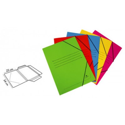 CARPETA CARTON SIMIL PRESPAN 500 GR./M2. FOLIO GOMA SOLAPA FUCSIA MARIOLA 1525FU (MIN20) (Espera 4 dias)