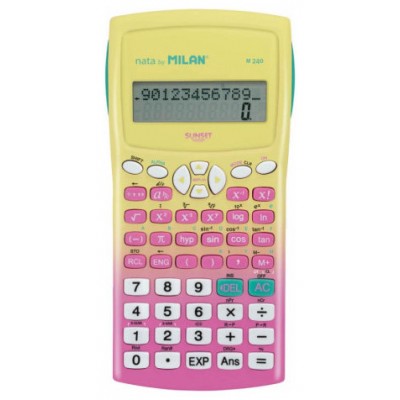 BLÍSTER CALCULADORA CIENTÍFICA M240 SUNSET ROSA NUEVO MILAN 159110SNPBL (Espera 4 dias)