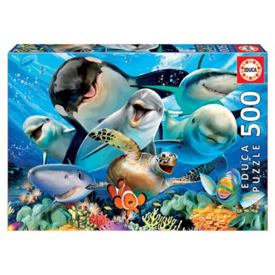 Educa Underwater Selfies Puzzle rompecabezas 500 pieza(s) (Espera 4 dias)