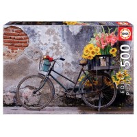 Educa Bicycle with flowers Puzzle rompecabezas 500 pieza(s) (Espera 4 dias)