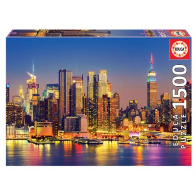 Educa Manhattan at Night Puzzle rompecabezas 1500 pieza(s) (Espera 4 dias)