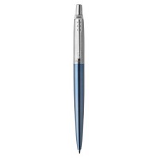 BOLÍGRAFO RETRÁCTIL JOTTER WATERLOO AZUL CON RIBETE CROMADO PUNTO MEDIO TINTA AZUL PARKER 1953191 (Espera 4 dias)