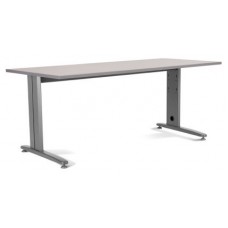 MESA DE OFICINA SERIE METAL 200X80 GRIS / GRIS ROCADA 2004AC02 (Espera 4 dias)