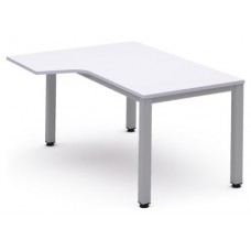 MESA DE OFICINA SERIE EXECUTIVE FORMA L IZQUIERDA 160X120 GRIS / BLANCO ROCADA 2053AD04 (Espera 4 dias)