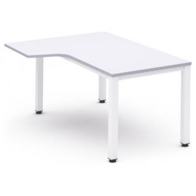 MESA DE OFICINA SERIE EXECUTIVE FORMA L IZQUIERDA 160X110 BLANCO/BLANCO ROCADA 2053AM04 (Espera 4 dias)