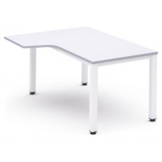 MESA DE OFICINA SERIE EXECUTIVE FORMA L IZQUIERDA 180X120 BLANCO/BLANCO ROCADA 2054AM04 (Espera 4 dias)