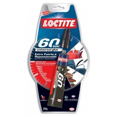 ADHESIVO UNIVERSAL EXTRAFUERTE 60 SEGUNDOS LOCTITE 2066112 (MIN12) (Espera 4 dias)