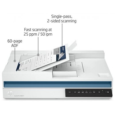HP Escaner documental ScanJet Pro 2600 f1