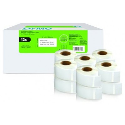 PACK 12 ROLLOS LW ETIQUETAS 25X54MM DYMO 2177563 (Espera 4 dias)