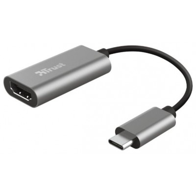 ADAPTADOR TRUST 23774 USB-C A HDMI HEMBRA UHD 4K AUDIO