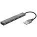 HUB USB 2.0 TRUST HALYX ALUMINIUM A 4xUSB-A 2.0 DISENO