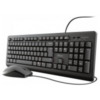 TECLADO Y MOUSE TRUST TKM-250 SILENCIOSO RESISTENTE A
