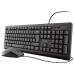 TECLADO Y MOUSE TRUST TKM-250 SILENCIOSO RESISTENTE A