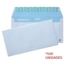 CAJA 500 SOBRES AMERICANO (115X225) OFFSET BLANCO 90 GRS. OPENSAM AUTOADHESIVO CON TIRA DE SILICONA SAM 247684 (Espera 4 dias)