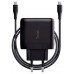 CARGADOR PARED/VIAJE USB-C 65W + CABLE USB-C MAXO NEGRO TRUST (Espera 4 dias)