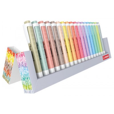 SET ESCRITORIO CARTON SWING COOL NATURE COLORS 18 UNIDADES SURTIDAS TRAZO 1/4MM. STABILO 275/18-02-5 (Espera 4 dias)