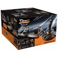 Thrustmaster T.16000M FCS Flight Pack Palanca de mando Mac,PC Analógico/Digital USB Negro (Espera 4 dias)