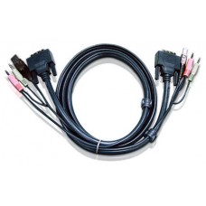 Aten Cable KVM DVI-I single link USB de 1,8 m (Espera 4 dias)