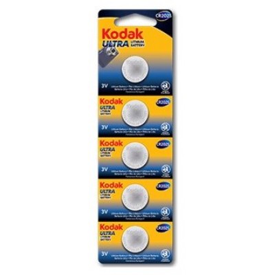 PILAS CR2025 KODAK KDCR20255 BOTON LITIO 3V PACK 5