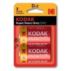 PILAS D LR20 KODAK EXTRA HEAVY DUTY ZINC PACK 2 PILAS D LR20 KODAK EXTRA HEAVY DUTY ZINC PACK 2