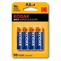 PILA AA KODAK SUPER ALCALINA MAX LR6 2800 mAh PACK 4