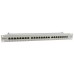 PATCH PANEL 24 PUERTOS CATEGORIA 6A APANTALLADO COLOR