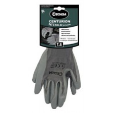 GUANTES DE TRABAJO CENTURION NITRILO/NYLON GRIS T8-MEDIANA M CEGASA 327099 (Espera 4 dias)