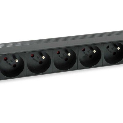 REGLETA ALIMENTACION RACK 19" 1U 8 TOMAS