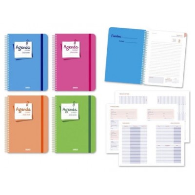 AGENDA ESCOLAR 2025-2026  POST -IT 4º DIA PAGINA TAPA CARTON INGRAF 333354 (Espera 4 dias)